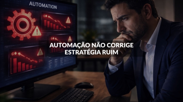 automação não corrige estratégia ruim