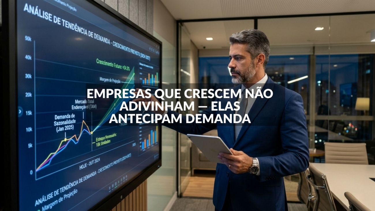 EMPRESAS QUE CRESCEM NÃO ADIVINHAM — ELAS ANTECIPAM DEMANDA Lance Comunicação