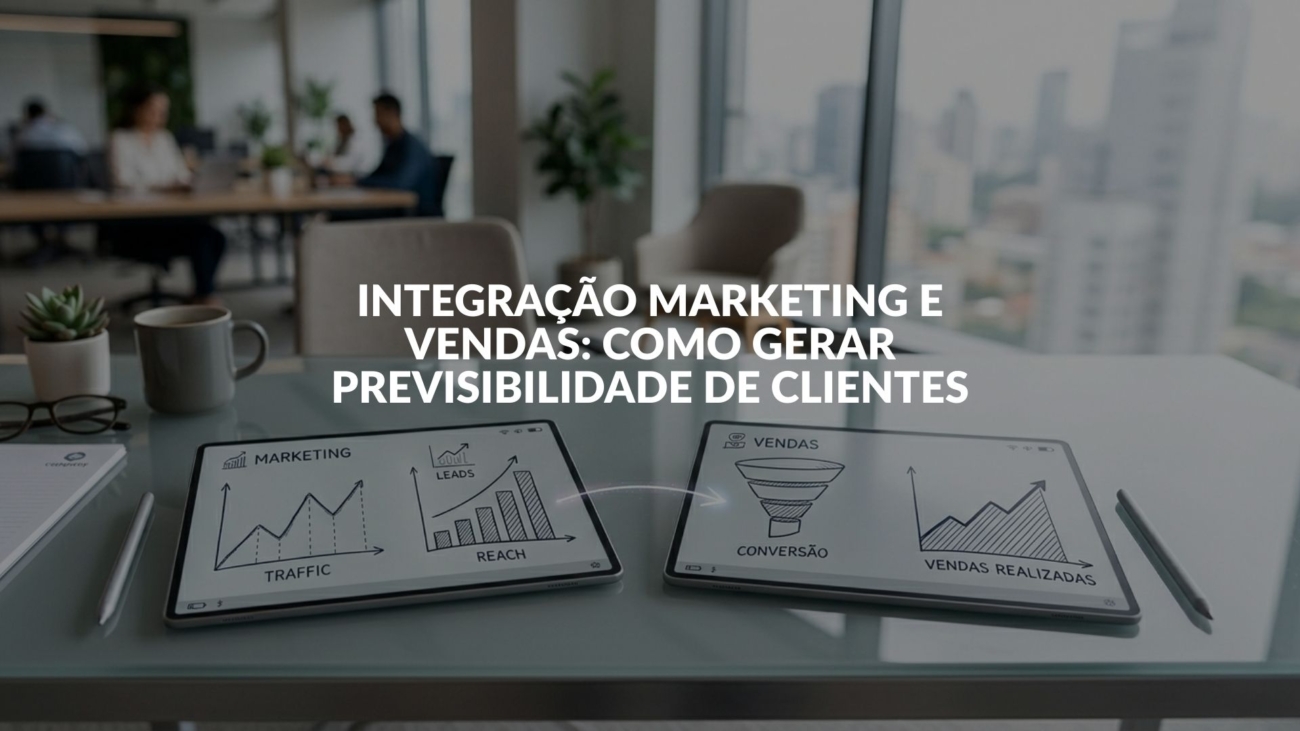 INTEGRAÇÃO MARKETING E VENDAS - COMO GERAR PREVISIBILIDADE DE CLIENTES