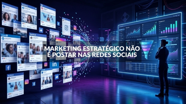 marketing estratégico não é postar nas redes sociais