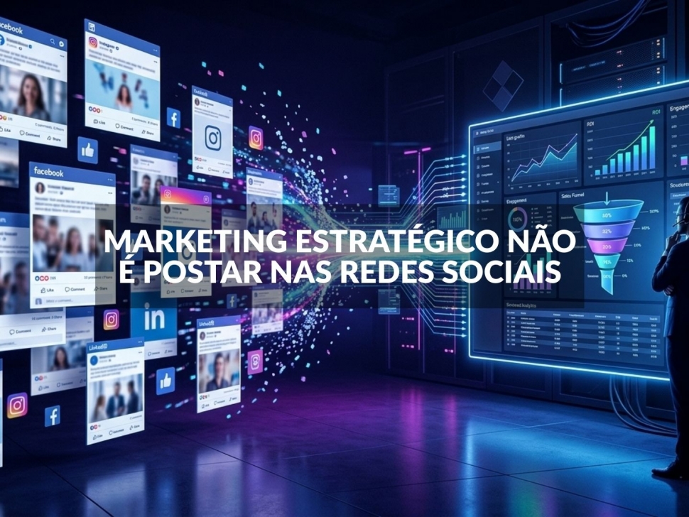 marketing estratégico não é postar nas redes sociais