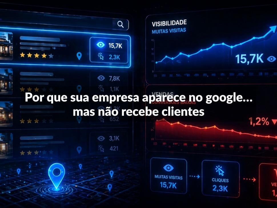 empresa aparece no Google mas não recebe clientes