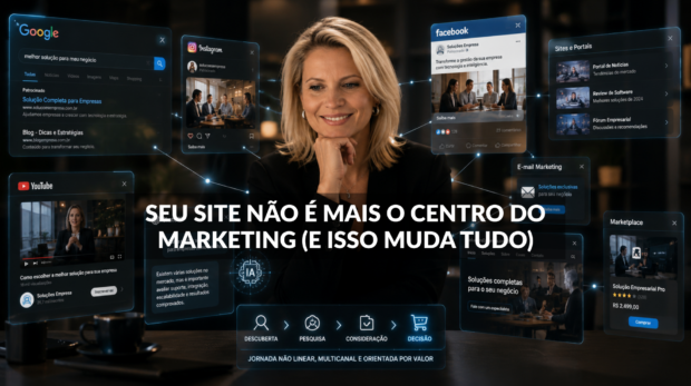 site não é mais o centro do marketing