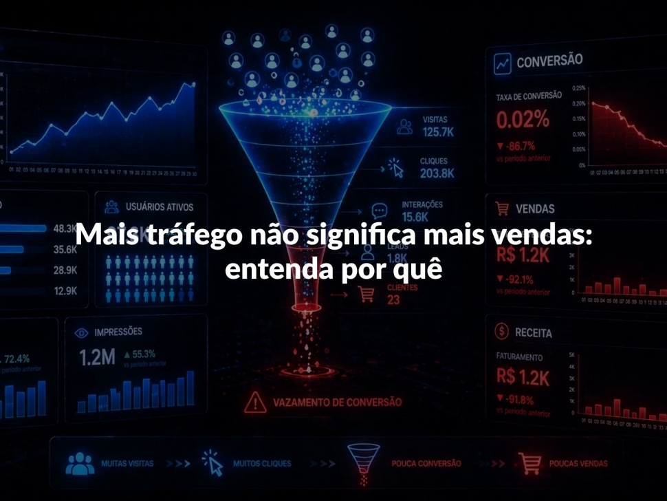 mais tráfego não significa mais vendas